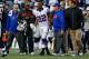 FOXBORO, MA - NOVEMBER 11: Fred Jackson #22 of the Buffalo Bills is helped off of the field by members of the medical staff after getting injured in the fourth quarter against the New England Patriots during the game on November 11, 2012 at Gillette Stadium in Foxboro, Massachusetts. (Photo by Jared Wickerham/Getty Images)