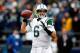 SEATTLE, WA - NOVEMBER 11: Quarterback Mark Sanchez #6 of the New York Jets throws in the first quarter against the Seattle Seahawks at CenturyLink Field on November 11, 2012 in Seattle, Washington. Seattle defeated New York Jets 28-7. (Photo by Kevin Casey/Getty Images)