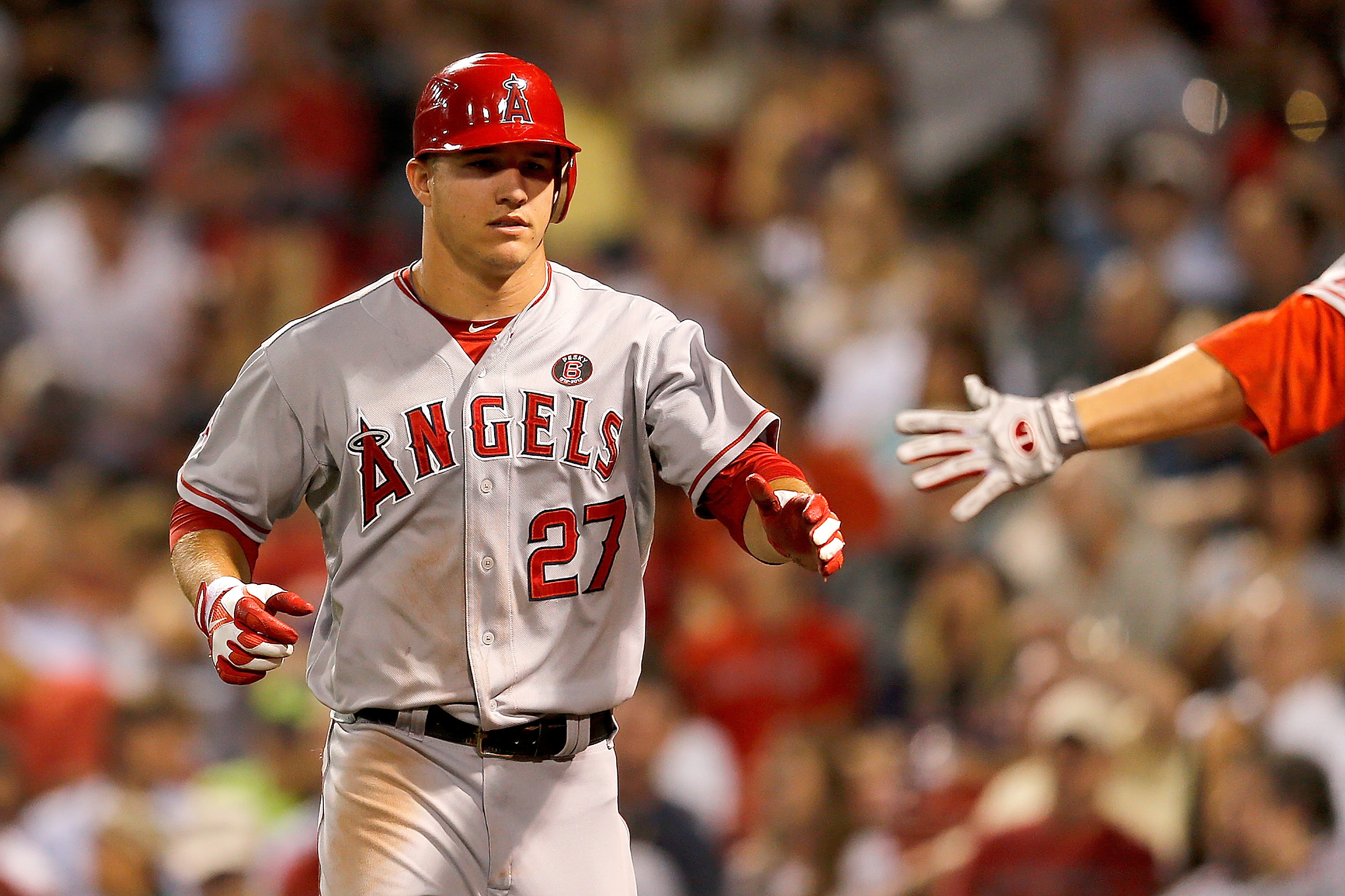 Mike Trout wins 2012 AL Rookie of the Year Award - Mangin Photography  Archive
