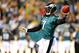 November 11, 2012; Philadelphia, PA, USA; Philadelphia Eagles quarterback Michael Vick (7) passes the ball against the Dallas Cowboys during the first half at Lincoln Financial Field. The Cowboys defeated the Eagles 38-23. Mandatory Credit: Dale Zanine-US PRESSWIRE