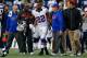 FOXBORO, MA - NOVEMBER 11: Fred Jackson #22 of the Buffalo Bills is helped off of the field by members of the medical staff after getting injured in the fourth quarter against the New England Patriots during the game on November 11, 2012 at Gillette Stadium in Foxboro, Massachusetts. (Photo by Jared Wickerham/Getty Images)