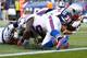 FOXBORO, MA - NOVEMBER 11: Danny Woodhead #39 of the New England Patriots dives into the endzone for a touchdown against the Buffalo Bills during the game on November 11, 2012 at Gillette Stadium in Foxboro, Massachusetts. (Photo by Jared Wickerham/Getty Images)