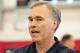 July 6, 2012; Las Vegas, NV, USA; Team USA assistant coach Mike D'Antoni during practice at the UNLV Mendenhall Center. Mandatory Credit: Gary A. Vasquez-US PRESSWIRE