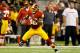 Redskins WR Pierre Garcon's return from a foot injury has Coach Mike Shanahan "encouraged."