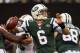EAST RUTHERFORD, NJ - OCTOBER 28: Quarterback Mark Sanchez #6 of the New York Jets drops back to pass against the Miami Dolphins at MetLife Stadium on October 28, 2012 in East Rutherford, New Jersey. (Photo by Alex Trautwig/Getty Images)