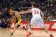 LOS ANGELES, CA - OCTOBER 24: Steve Nash #10 of the Los Angeles Lakers dribbles by Blake Griffin #32 of the Los Angeles Clippers at Staples Center on October 24, 2012 in Los Angeles, California. NOTE TO USER: User expressly acknowledges and agrees that, by downloading and or using this photograph, User is consenting to the terms and conditions of the Getty Images License Agreement. (Photo by Harry How/Getty Images)