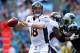 CHARLOTTE, NC - NOVEMBER 11: Peyton Manning #18 of the Denver Broncos during their game at Bank of America Stadium on November 11, 2012 in Charlotte, North Carolina. (Photo by Streeter Lecka/Getty Images)