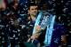 LONDON, ENGLAND - NOVEMBER 12: Novak Djokovic of Serbia lifts the trophy as he celebrates victory after his men's singles final match against Roger Federer of Switzerland during day eight of the ATP World Tour Finals at O2 Arena on November 12, 2012 in London, England. (Photo by Michael Regan/Getty Images)