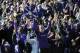 EVANSTON IL- OCTOBER 27: Northwestern students cheer on the Wildcats against the Iowa Hawkeyes on October 27, 2012 at Ryan Field in Evanston, Illinois. The Northwestern Wildcats defeated the Iowa Hawkeyes 28-17. (Photo by David Banks/Getty Images)