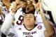 TUSCALOOSA, AL - NOVEMBER 10: Quarterback Johnny Manziel #2 of the Texas A&M Aggies celebrates after the game against the Alabama Crimson Tide at Bryant-Denny Stadium on November 10, 2012 in Tuscaloosa, Alabama. The Aggies beat the Crimson Tide 29-24. (Photo by Mike Zarrilli/Getty Images)