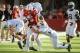 LINCOLN, NE - NOVEMBER 10: Running back Braylon Heard #5 of the Nebraska Cornhuskers runs with the ball as safety Jacob Fagnano #27 of the Penn State Nittany Lions defends during their game at Memorial Stadium on November 10, 2012 in Lincoln, Nebraska. Nebraska beat Penn State 32-23. (Photo by Eric Francis/Getty Images)