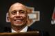 NEW YORK - MARCH 24: Georges St-Pierre of Montreal, Quebec, Canada speaks at a press conference for UFC 111 at Radio City Music Hall on March 24, 2010 in New York City. St-Pierre will face Dan Hardy of Nottingham UK in the Welterweight title bout. (Photo by Jeff Zelevansky/Getty Images)