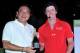 HONG KONG - NOVEMBER 14: Rory McIlroy of Northern Ireland is presented with a bottle of champagne after winning the urban golf challenge prior to the start of the UBS Hong Kong open at charter gardens on November 14, 2012 in Hong Kong, Hong Kong. (Photo by Stuart Franklin/Getty Images)
