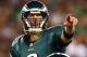 PHILADELPHIA, PA - NOVEMBER 11: Nick Foles #9 of the Philadelphia Eagles calls out the play in the fourth quarter against the Dallas Cowboys on November 11, 2012 at Lincoln Financial Field in Philadelphia, Pennsylvania.The Dallas Cowboys defeated the Philadelphia Eagles 38-23. (Photo by Elsa/Getty Images)