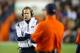 AUBURN, AL - NOVEMBER 10: Head coach Gene Chizik of the Auburn Tigers reacts on the sideline during their game against the Georgia Bulldogs on November 10, 2012 at Jordan-Hare Stadium in Auburn, Alabama. Georgia defeated Auburn 38-0 and clinched the SEC East division. (Photo by Michael Chang/Getty Images)