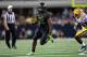 ARLINGTON, TX - SEPTEMBER 03: LaMichael James #21 of the Oregon Ducks runs the ball against the LSU Tigers at Cowboys Stadium on September 3, 2011 in Arlington, Texas. (Photo by Ronald Martinez/Getty Images)