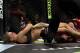 March 3, 2012; Columbus, OH, USA; Ronda Rousey wins her match against Miesha Tate by using an arm bar during the Strikeforce Grand Prix final at Nationwide Arena. Mandatory Credit: Greg Bartram-US PRESSWIRE
