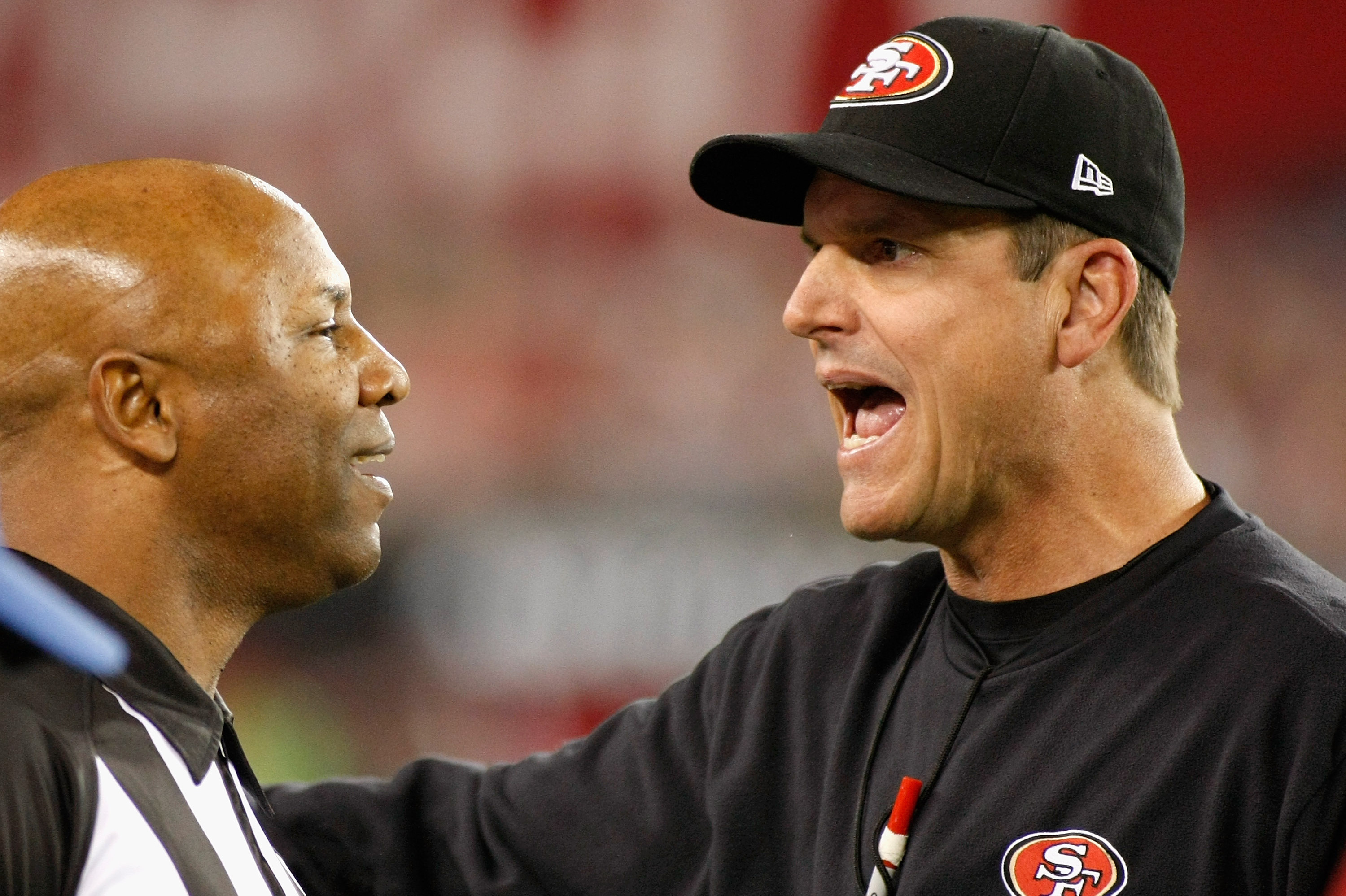 49ers head coach Jim Harbaugh has procedure for irregular