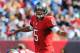 TAMPA, FL - NOVEMBER 11: Quarterback Josh Freeman #5 of the Tampa Bay Buccaneers directs play against the San Diego Chargers November 11, 2012 at Raymond James Stadium in Tampa, Florida. Tampa won 34 - 24. (Photo by Al Messerschmidt/Getty Images)