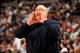 COLUMBUS, OH - MARCH 18: Head coach Rick Majerus of the St. Louis Billikens yells from the sidelines in the second half against the Michigan State Spartans during the third round of the 2012 NCAA Men's basketball tournament at Nationwide Arena on March 18, 2012 in Columbus, Ohio. (Photo by Jamie Sabau/Getty Images)