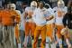 NASHVILLE, TN - NOVEMBER 17: Head coach Derek Dooley of the University of Tennessee reacts to a call during a 41-18 loss against the Vanderbilt Commodores at Vanderbilt Stadium on November 17, 2012 in Nashville, Tennessee. (Photo by Frederick Breedon/Getty Images)