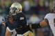 SOUTH BEND, IN - NOVEMBER 17: Cierre Wood #20 of the Notre Dame Fighting Irish runs against the Wake Forest Demon Deacons at Notre Dame Stadium on November 17, 2012 in South Bend, Indiana. Notre Dame defeated Wake Forest 38-0. (Photo by Jonathan Daniel/Getty Images)