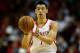 HOUSTON, TX - NOVEMBER 12: Jeremy Lin #7 of the Houston Rockets passes the ball against the Miami Heat at the Toyota Center on November 12, 2012 in Houston, Texas. NOTE TO USER: User expressly acknowledges and agrees that, by downloading and or using this photograph, User is consenting to the terms and conditions of the Getty Images License Agreement. (Photo by Scott Halleran/Getty Images)