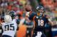 DENVER, CO - NOVEMBER 18: Quarterback Peyton Manning #18 of the Denver Broncos throws a pass against the San Diego Chargers at Sports Authority Field Field at Mile High on November 18, 2012 in Denver, Colorado. (Photo by Justin Edmonds/Getty Images)