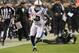 November 8, 2012; Jacksonville FL, USA; Indianapolis Colts wide receiver T.Y. Hilton (13) runs past Jacksonville Jaguars strong safety Dawan Landry (26) during the first quarter at EverBank Field. Mandatory Credit: Kim Klement-US PRESSWIRE