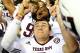 TUSCALOOSA, AL - NOVEMBER 10: Quarterback Johnny Manziel #2 of the Texas A&M Aggies celebrates after the game against the Alabama Crimson Tide at Bryant-Denny Stadium on November 10, 2012 in Tuscaloosa, Alabama. The Aggies beat the Crimson Tide 29-24. (Photo by Mike Zarrilli/Getty Images)
