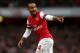 LONDON, ENGLAND - NOVEMBER 17: Theo Walcott of Arsenal celebrates his goal during the Barclays Premier league match between Arsenal and Tottenham Hotspur at Emirates Stadium on November 17, 2012 in London, England. (Photo by Clive Rose/Getty Images,)