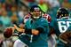 JACKSONVILLE, FL - AUGUST 30: Chad Henne #7 of the Jacksonville Jaguars looks to pass during a preseason game against the Atlanta Falcons at EverBank Field on August 30, 2012 in Jacksonville, Florida. (Photo by Sam Greenwood/Getty Images)