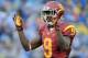 PASADENA, CA - NOVEMBER 17: Marqise Lee #9 of the USC Trojans reacts to the crowd during a 38-28 loss to the UCLA Bruins at Rose Bowl on November 17, 2012 in Pasadena, California. (Photo by Harry How/Getty Images)