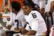 GLENDALE, AZ - AUGUST 17: quarterback Terrelle Pryor #6 of the Oakland Raiders on the sidelines during the NFL preseason game against the Arizona Cardinals at the University of Phoenix Stadium on August 17, 2012 in Glendale, Arizona. (Photo by Christian Petersen/Getty Images)
