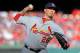 WASHINGTON, DC - OCTOBER 11: Kyle Lohse #26 of the St. Louis Cardinals throws a pitch against the Washington Nationals during Game Four of the National League Division Series at Nationals Park on October 11, 2012 in Washington, DC. (Photo by Patrick McDermott/Getty Images)