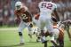 AUSTIN, TX - NOVEMBER 10: Johnathan Gray #32 of the Texas Longhorns breaks free during the Big 12 Conference game against the Iowa State Cyclones on November 10, 2012 at Darrell K Royal-Texas Memorial Stadium in Austin, Texas. (Photo by Cooper Neill/Getty Images)