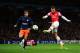 LONDON, ENGLAND - NOVEMBER 21: Lukas Podolski of Arsenal scores their second goal during the UEFA Champions League group B match between Arsenal FC and Montpellier Herault SC at Emirates Stadium on November 21, 2012 in London, England. (Photo by Mike Hewitt/Getty Images)