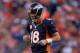 DENVER, CO - NOVEMBER 18: Quarterback Peyton Manning #18 of the Denver Broncos runs on the field during a game against the San Diego Chargers at Sports Authority Field Field at Mile High on November 18, 2012 in Denver, Colorado. (Photo by Justin Edmonds/Getty Images)