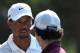 ANTALYA, TURKEY - OCTOBER 11: Tiger Woods of the USA speaks with Rory McIlroy of Northern Ireland on day three of the Turkish Airlines World Golf Final at the Antalya GC on October 11, 2012 in Antalya, Turkey. (Photo by Warren Little/Getty Images)