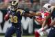Steven Jackson ran for 76 yards on 18 carries against Arizona in Week 5.