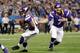 MINNEAPOLIS, MN - NOVEMBER 11: Christian Ponder #7 of the Minnesota Vikings hands the ball to Adrian Peterson #28 of the Minnesota Vikings during the game against the Detroit Lions on November 11, 2012 at Mall of America Field at the Hubert H. Humphrey Metrodome in Minneapolis, Minnesota. (Photo by Hannah Foslien/Getty Images)