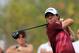 DUBAI, UNITED ARAB EMIRATES - NOVEMBER 24: Rory McIlroy of Northern Ireland tees off at the par 5, second hole during the third round of the 2012 DP World Tour Championship on the Earth Course at Jumeirah Golf Estates on November 24, 2012 in Dubai, United Arab Emirates. (Photo by David Cannon/Getty Images)