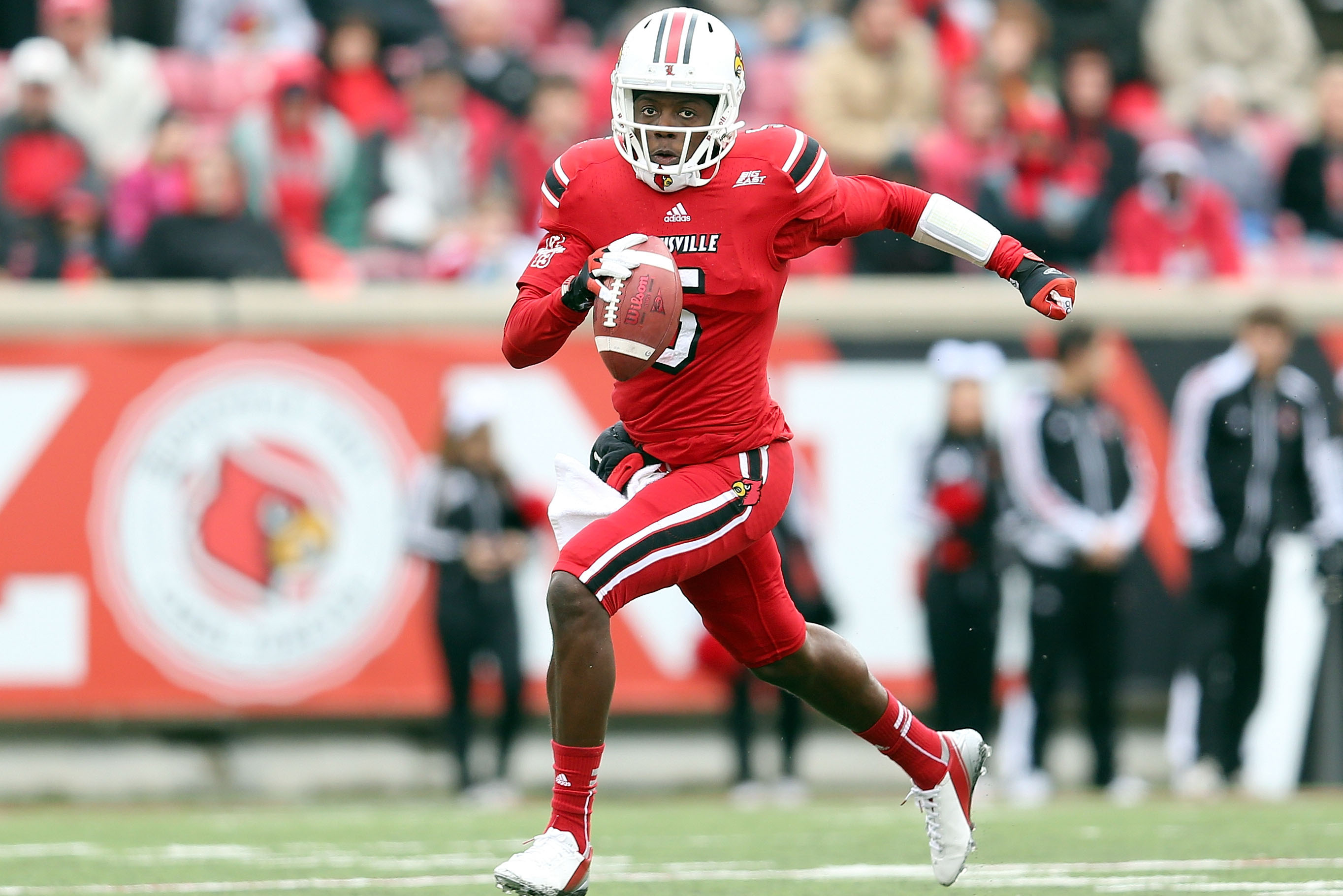 Toddler adidas Teddy Bridgewater Red Louisville Cardinals Jersey