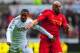 SWANSEA, WALES - NOVEMBER 25: Liverpool defender Jose Enrique (r) challenges Swansea forward Jonathan de Guzman during the Barclays Premier League match between Swansea City and Liverpool at Liberty Stadium on November 25, 2012 in Swansea, Wales. (Photo by Stu Forster/Getty Images)