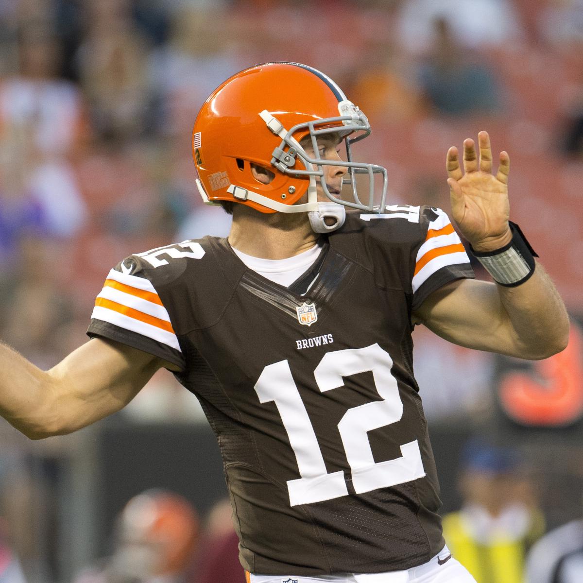 Colt McCoy Backup QB Excellent Insurance Policy for Cleveland Browns
