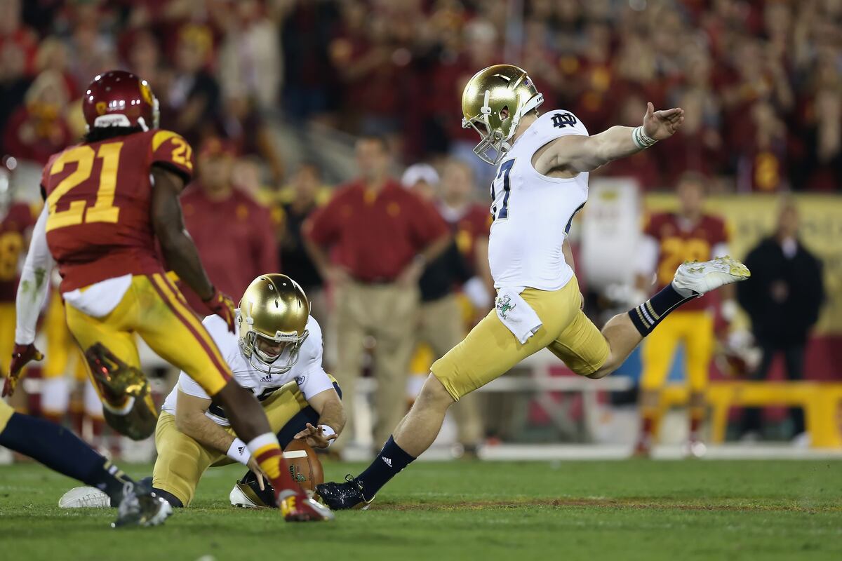 Notre Dame's Kyle Brindza Spotlight on the Irish Kicker News, Scores