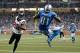DETROIT, MI - NOVEMBER 22: Calvin Johnson #81 of the Detroit Lions makes a second quarter touchdown catch behind the defense of Alan Ball #22 of the Houston Texans at Ford Field on November 22, 2012 in Detroit, Michigan. (Photo by Gregory Shamus/Getty Images)