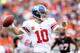 CINCINNATI, OH - NOVEMBER 11: Eli Manning #10 of the New York Giants passes the ball during the NFL game against the Cincinnati Bengals at Paul Brown Stadium on November 11, 2012 in Cincinnati, Ohio. (Photo by Andy Lyons/Getty Images)
