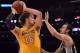 LOS ANGELES, CA - NOVEMBER 13: Pau Gasol #16 of the Los Angeles Lakers faces Manu Ginobili #20 of the San Antonio Spurs at Staples Center on November 13, 2012 in Los Angeles, California. The Spurs would win 84-82. NOTE TO USER: User expressly acknowledges and agrees that, by downloading and or using this photograph, User is consenting to the terms and conditions of the Getty Images License Agreement. (Photo by Harry How/Getty Images)