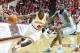 BLOOMINGTON, IN - NOVEMBER 27: Victor Oladipo #4 of the Indiana Hoosiers dribbles the ball around Reggie Bullock #35 of the North Carolina Tar Heels at Assembly Hall on November 27, 2012 in Bloomington, Indiana. (Photo by Andy Lyons/Getty Images)